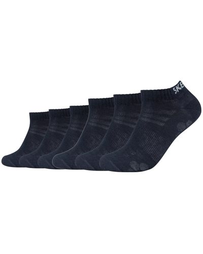 Skechers 6 Paar Sneaker Socken SK43022 - Blau