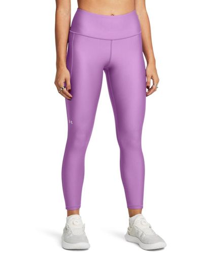 Under Armour HeatGear Leggings mit hoher Taille - Lila