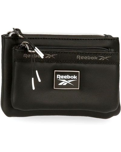 Reebok Tina Toiletry Bag Two Compartments Black 17x9x2 Cms Synthetic Leather