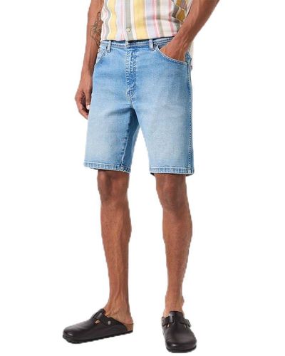 Wrangler Texas Denim Shorts - Blue
