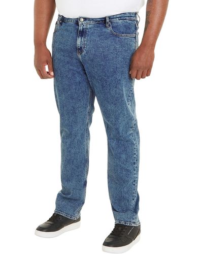 Calvin Klein Jeans Regular Taper Plus Stretch - Blau