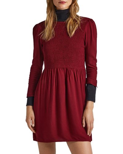 Pepe Jeans Kasia Dress - Red