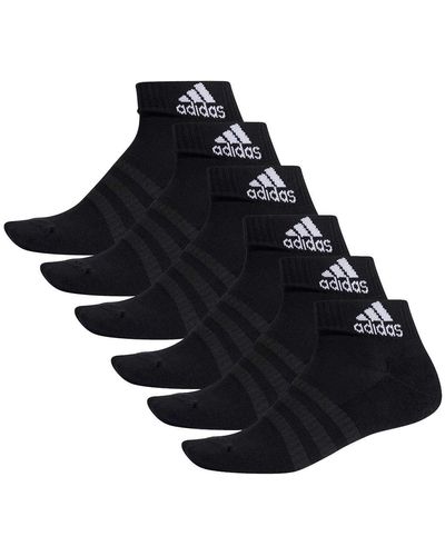 adidas Ankle/Quarter Socken Kurzsocke Knöchelsocke 6 Paar - Schwarz