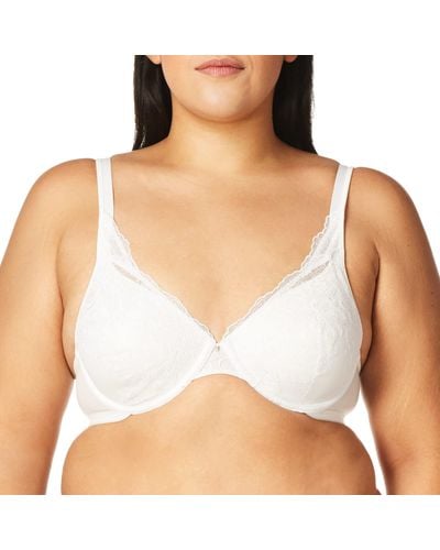 Playtex Love My Curves Thin Foam with Lace Underwire Bra (US4514)  38G/Black/Nude at  Women's Clothing store