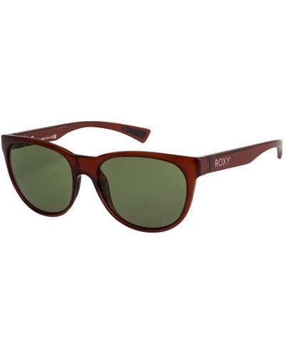 Roxy Gina Sunglasses One Size Brown - Green