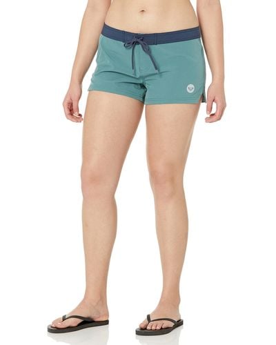 Roxy Womens To Dye 2 Inch Boardshort Board Shorts - Blue