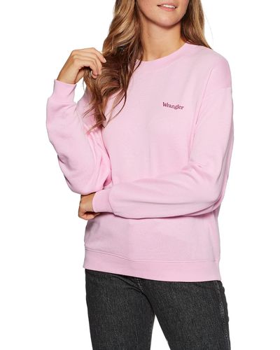 Wrangler Retro Sweat Sweatshirt - Pink