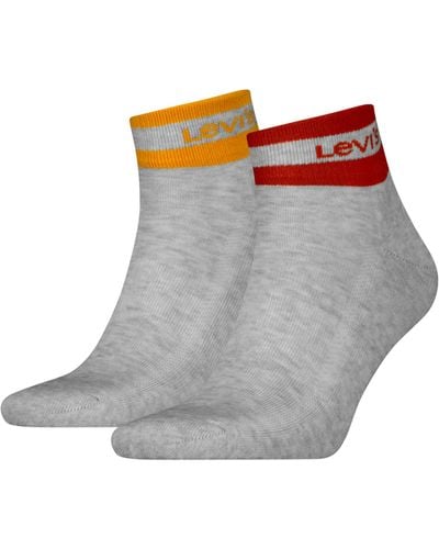 Levi's Quarter Socken - Grau