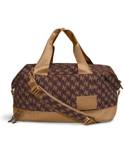 The North Face Never Stop Weekender Duffel,coal Brown Tnf Monogram Print/utility Brown,one Size