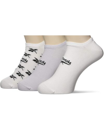 Reebok Cl Fo Invisible Sock 3p Sokken - Zwart