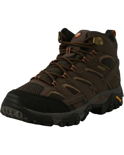 Merrell Moab 2 Mid Gore-tex' High Rise Hiking Shoes - Brown