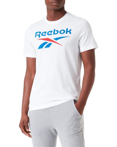 Reebok Logo Identity Big T-Shirt - Bianco