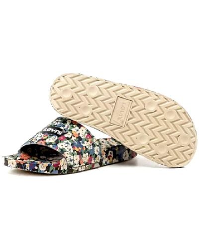Levi's Levis Footwear And Accessories June Stamp S Sandals - Natural