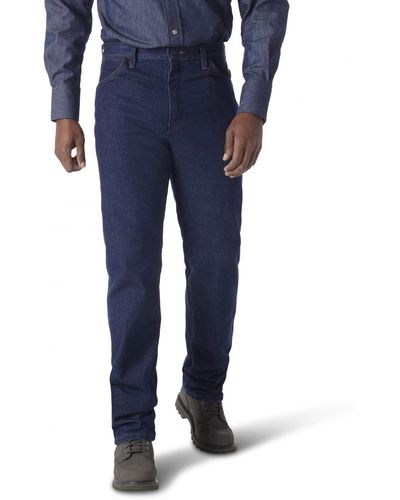 Wrangler Big & Tall Flame Resistant Original Fit Jean - Blu