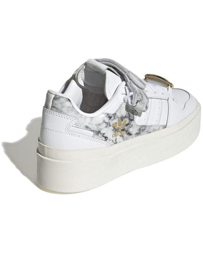 adidas Forum Bonega Sneakers Farbe Weiß größe 37 1/3 - Mettallic