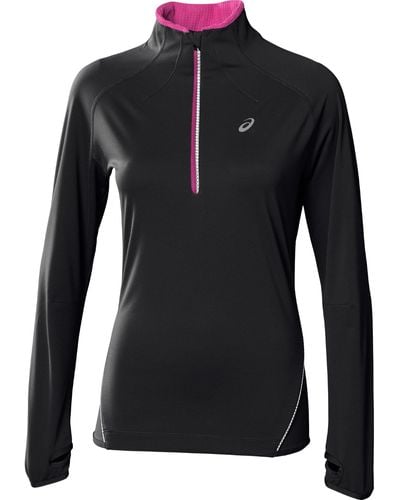 Asics Motion Protect Long Sleeve Black/pink S Running Top 114516 0904