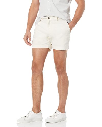 Amazon Essentials Leichte Oxford-Shorts - Weiß
