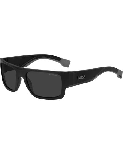 BOSS Gafas de Sol BOSS 1498/S Matte Black Grey/Dark Grey 58/18/130 hombre - Negro