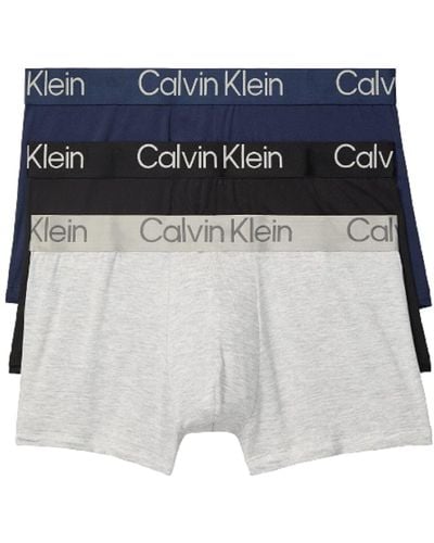 Calvin Klein Cotton Stretch 5-pack Hip Brief - Blue