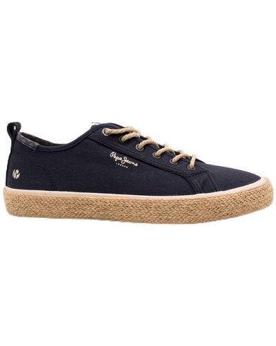 Pepe Jeans Port Basic Sneaker - Blauw