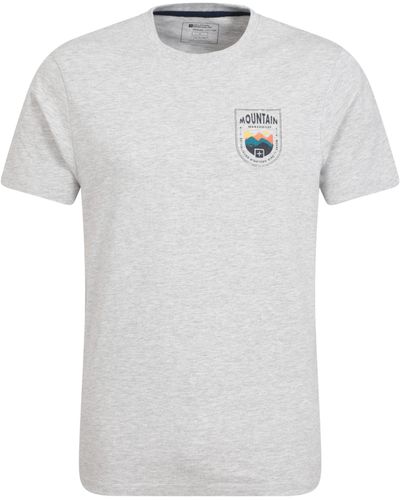 Mountain Warehouse Shirt - Lightweight & Breathable Uv Protect Tee Shirt - Best For - White