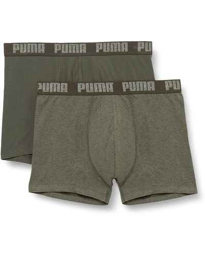 PUMA Basic Boxershorts - Groen