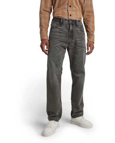 G-Star RAW Type 49 Relaxed Straight Jeans - Grigio