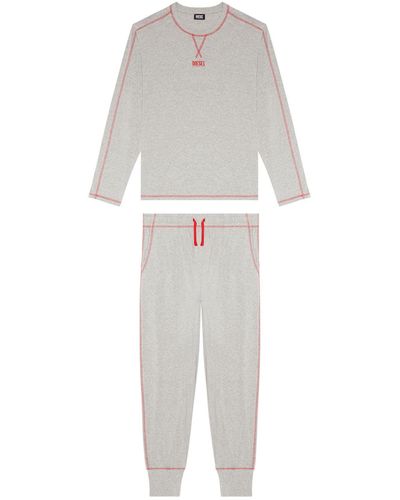 DIESEL Umset-willong Pyjama Set - White