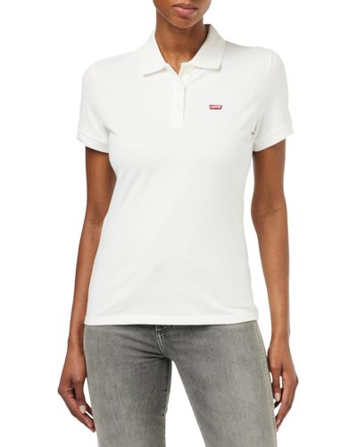 Levi's Polo Housemark Slim Shirt - Bianco