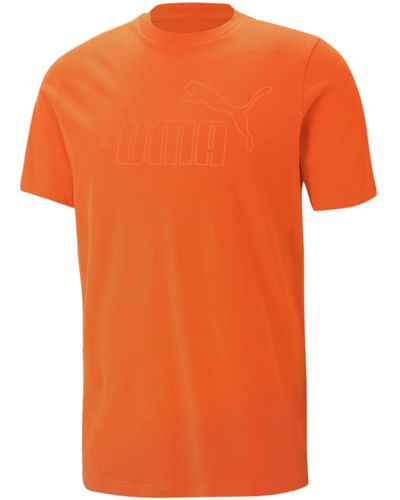 PUMA Essentials Elevated T-Shirt LCayenne Pepper Orange