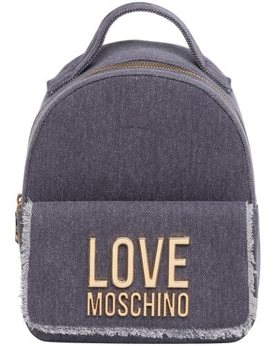 Love Moschino Mini-Rucksack - Blau