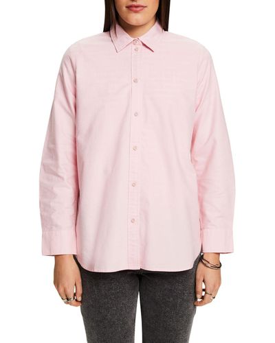 Esprit Oxford-Hemdbluse - Pink