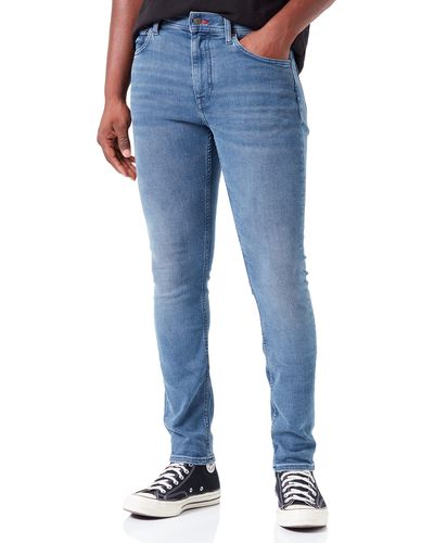 Tommy Hilfiger Tapered Houston Pstr Irvian Blue Jeans - Blauw
