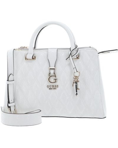 Guess Adi Society Satchel White - Grigio