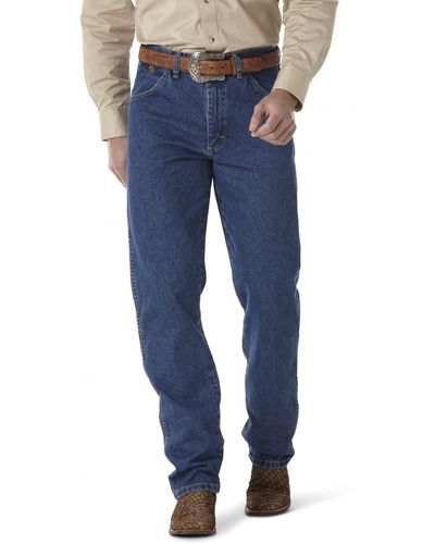 Wrangler George Strait Cowboy Cut Jean - Blue