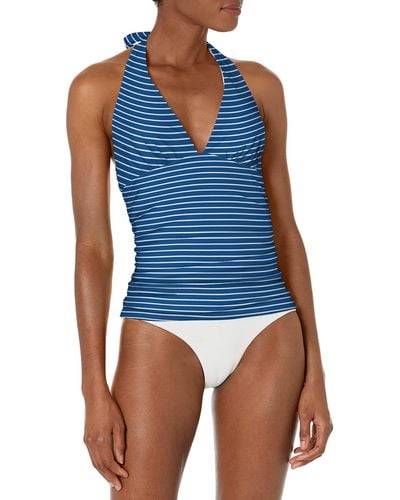 Tommy Hilfiger Standard Tankini Swimsuit Top - Blue