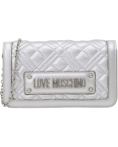 Love Moschino Zip Wallet Brand - Grey