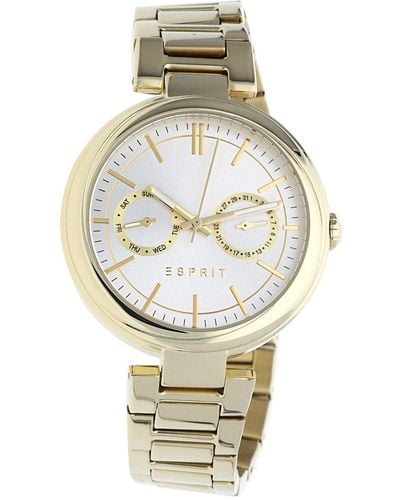 Esprit Chronograph Quarz Smart Watch Armbanduhr mit Edelstahl Armband ES109512004 - Mettallic