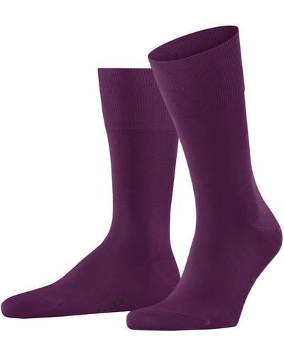 FALKE Tiago M So Fil D'ecosse Cotton Plain 1 Pair Socks - Purple