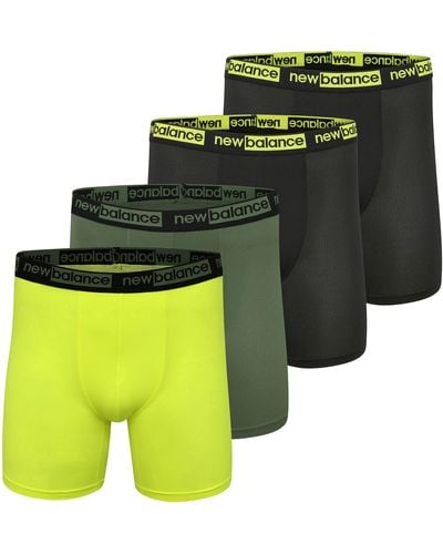 New Balance Mesh 5" with Fly Boxer Brief - Vert