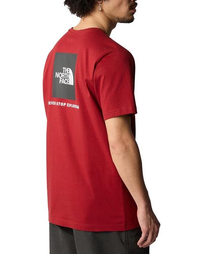 The North Face Redbox T-Shirt Iron Red M - Rosso