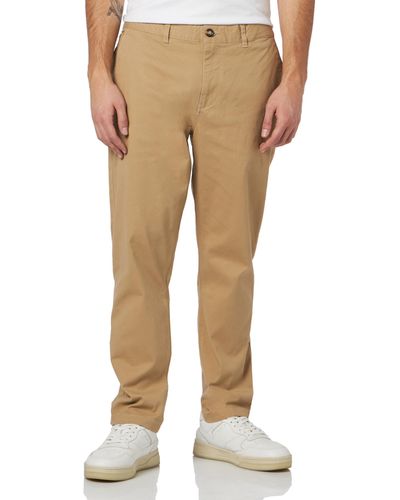 Scotch & Soda Drift-garment-dyed Stretch Cotton Twill Chino - Natural