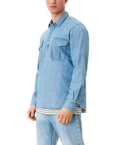 S.oliver 130.10.202.11.120.2109898 Shirt - Blau