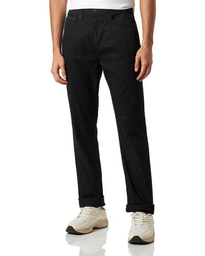 Springfield Slim 5 Bolsillos Color Pantalones - Negro