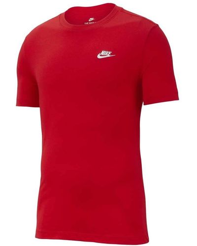 Nike Sportswear Club T-shirt - Rood