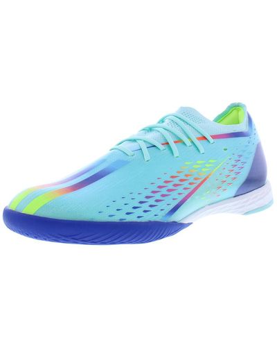 adidas X Speedportal.1 Indoor Soccer Shoes In Aqua - Blue