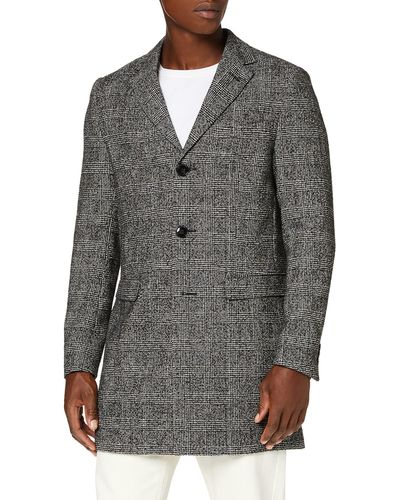 FIND Wool Mix Smart Coat - teau - Gris