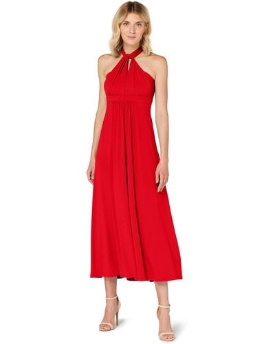 TRUTH & FABLE Amazon-Marke: Maxi A-Linien-Kleid - Rot
