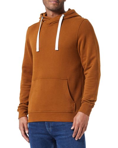 Tom Tailor Basic Hoodie Sweatshirt 1033000 - Braun