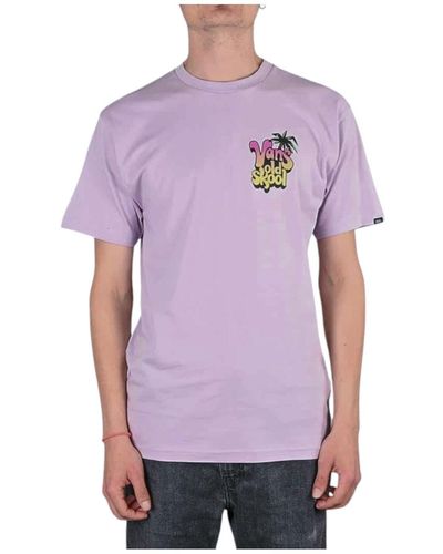 Vans Paradise Palm T-shirt | Lavender Large - Pink